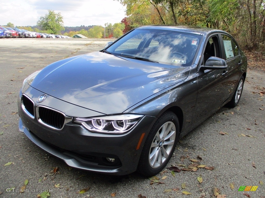 2018 3 Series 320i xDrive Sedan - Mineral Grey Metallic / Black photo #8