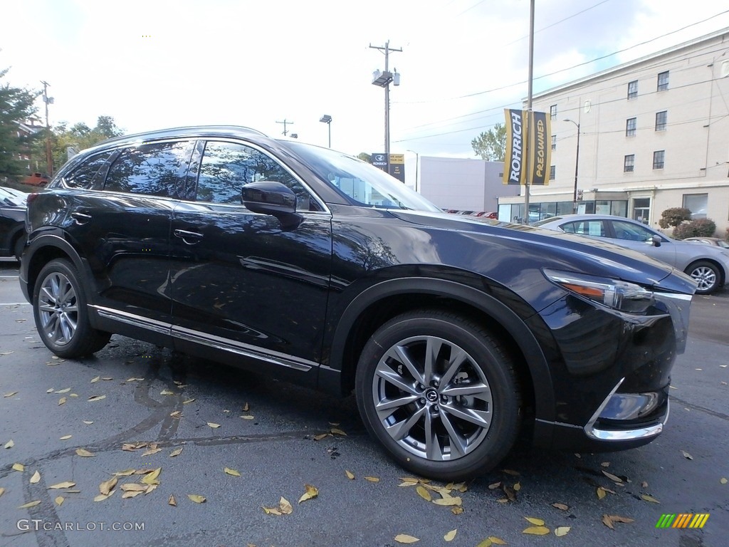 2018 CX-9 Signature AWD - Jet Black Mica / Auburn photo #1