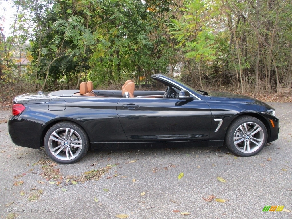 Black Sapphire Metallic 2018 BMW 4 Series 430i xDrive Convertible Exterior Photo #123514115