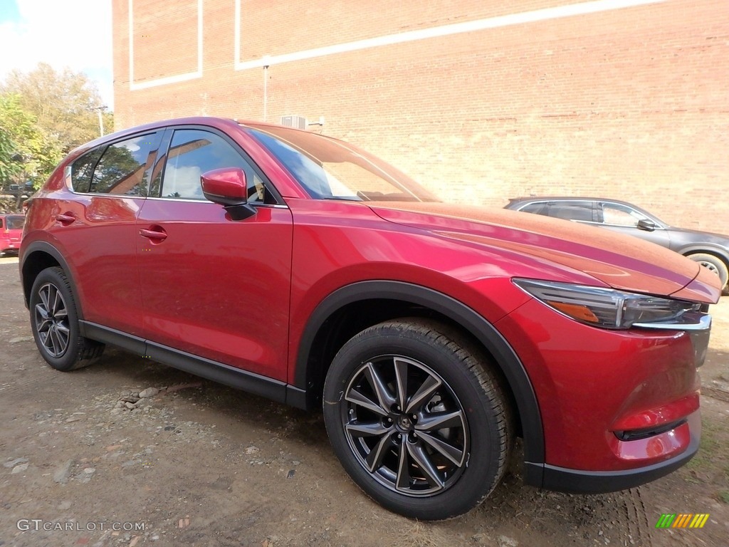 2017 CX-5 Grand Touring AWD - Soul Red Metallic / Black photo #1
