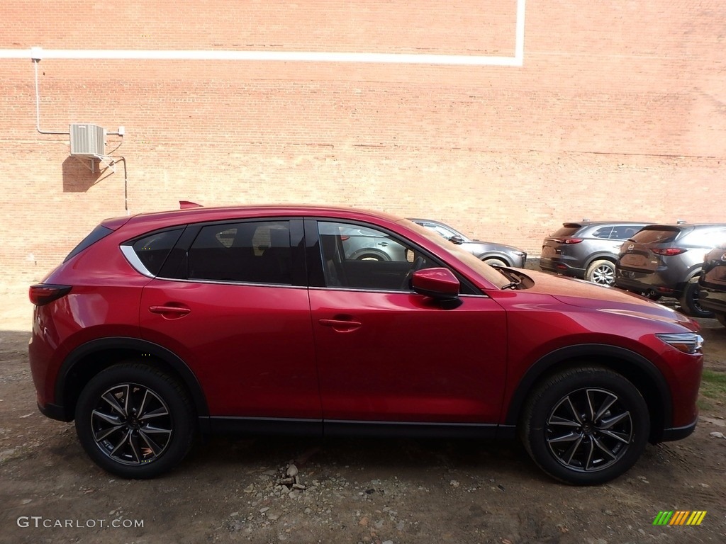 2017 CX-5 Grand Touring AWD - Soul Red Metallic / Black photo #2