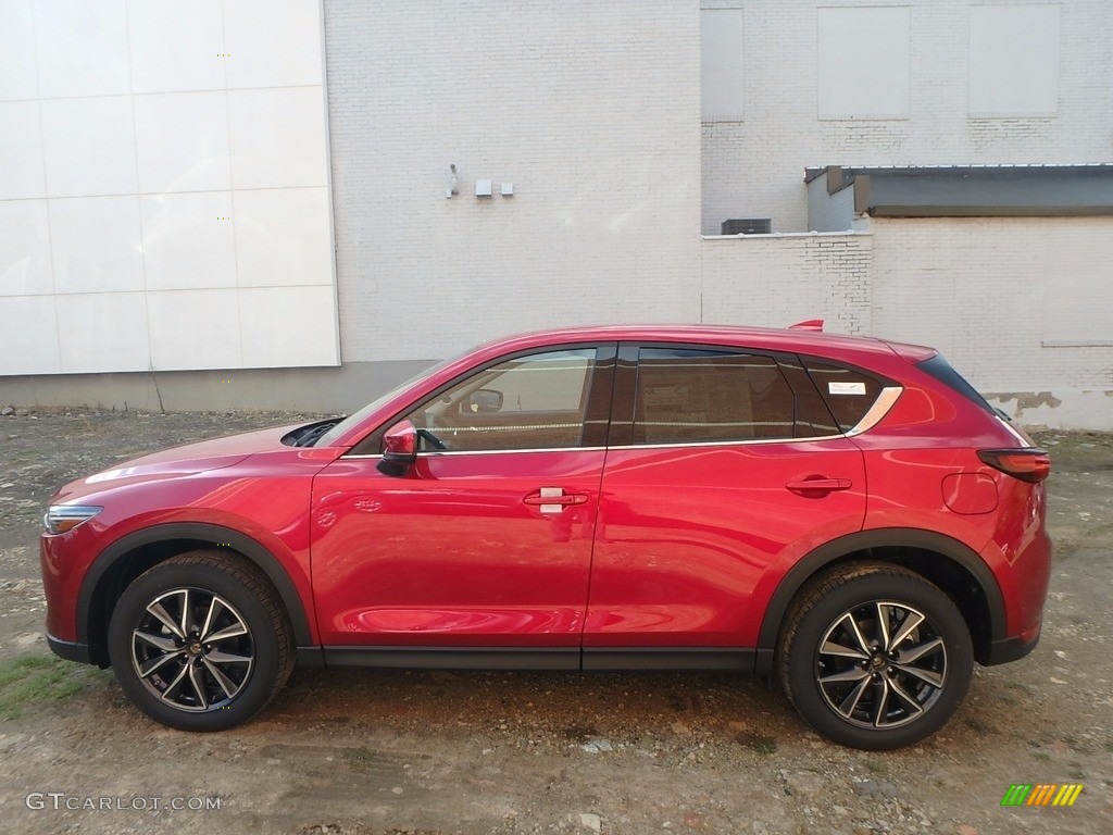 2017 CX-5 Grand Touring AWD - Soul Red Metallic / Black photo #3