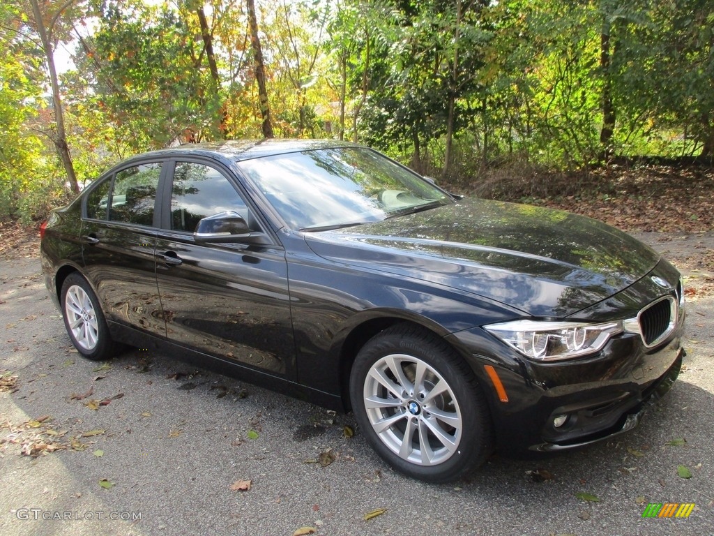 2018 3 Series 320i xDrive Sedan - Jet Black / Black photo #1