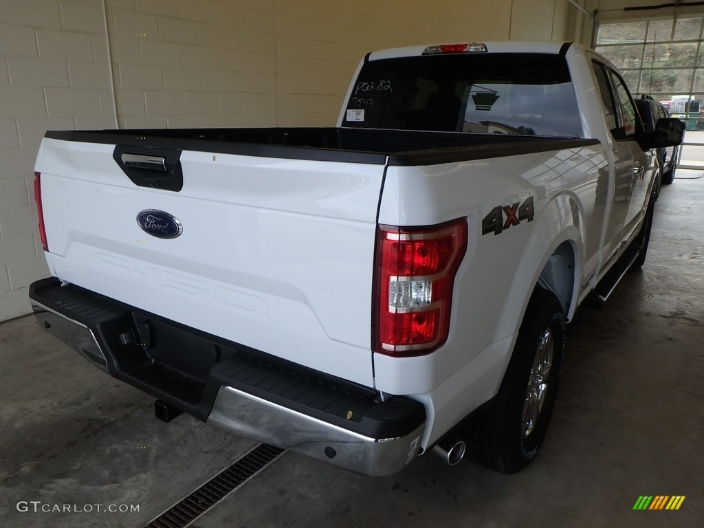 2018 F150 XLT SuperCab 4x4 - Oxford White / Earth Gray photo #2