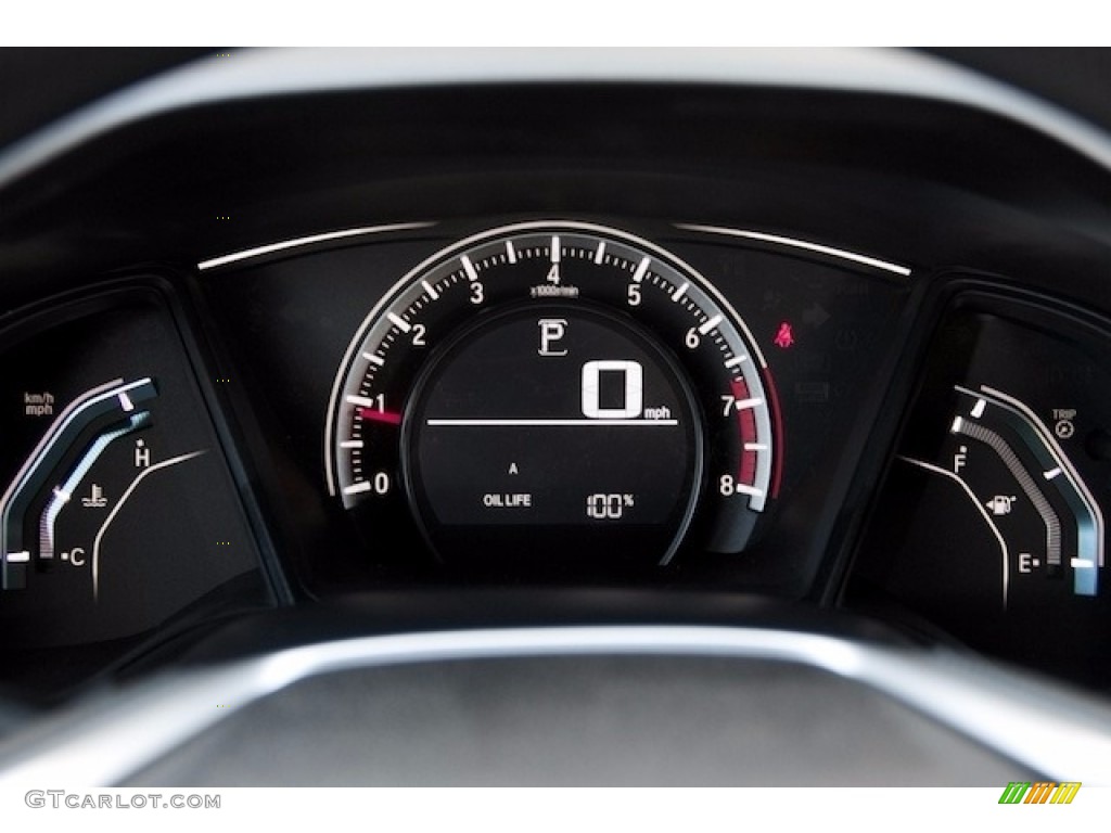 2018 Honda Civic LX Sedan Gauges Photo #123516893