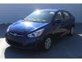 2016 Pacific Blue Hyundai Accent SE Sedan  photo #3