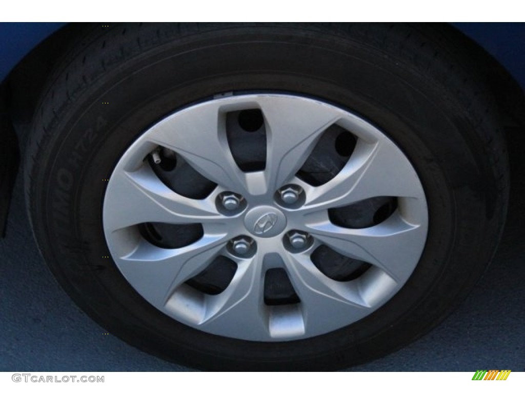 2016 Accent SE Sedan - Pacific Blue / Gray photo #5