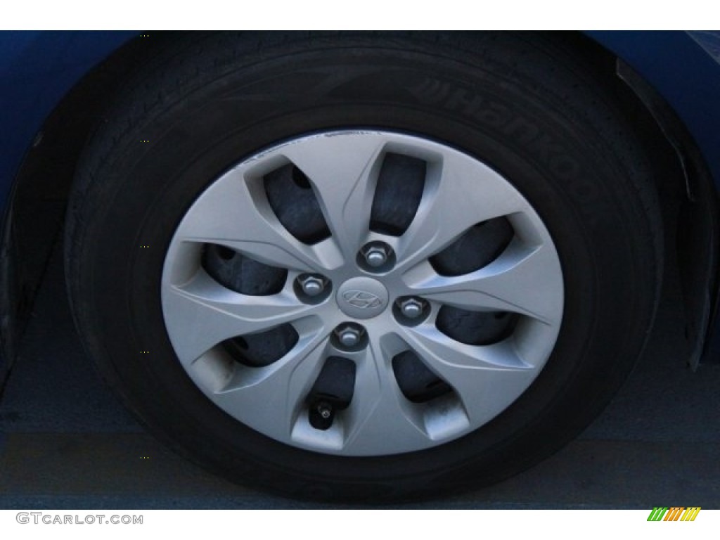 2016 Accent SE Sedan - Pacific Blue / Gray photo #13