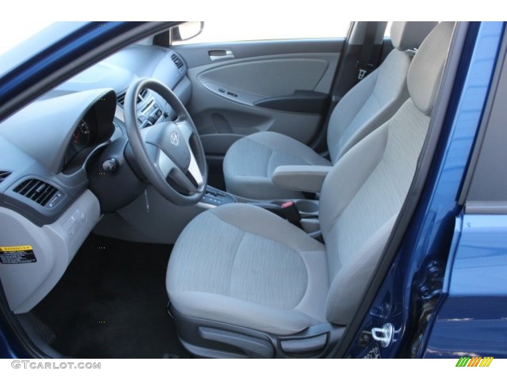2016 Accent SE Sedan - Pacific Blue / Gray photo #16
