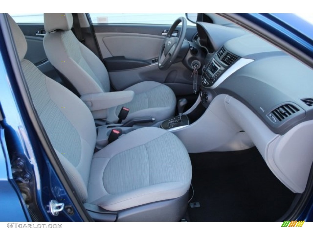 2016 Accent SE Sedan - Pacific Blue / Gray photo #30