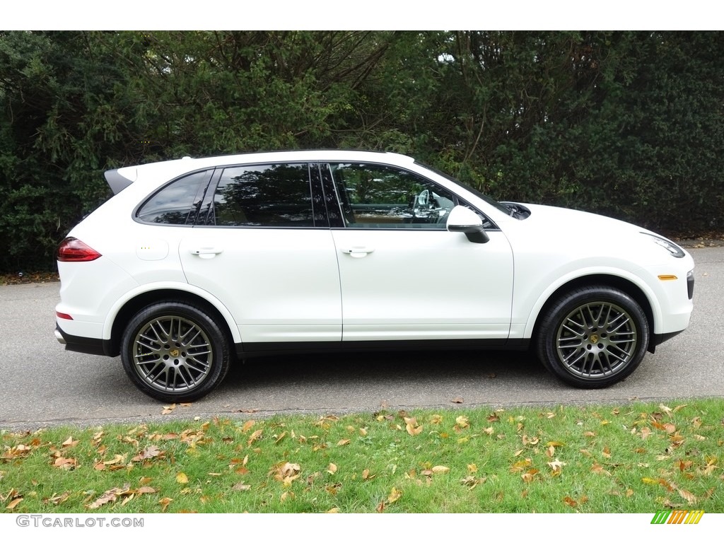 2017 Cayenne Platinum Edition - White / Black/Luxor Beige photo #7