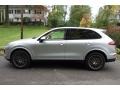 2017 Rhodium Silver Metallic Porsche Cayenne Platinum Edition  photo #3