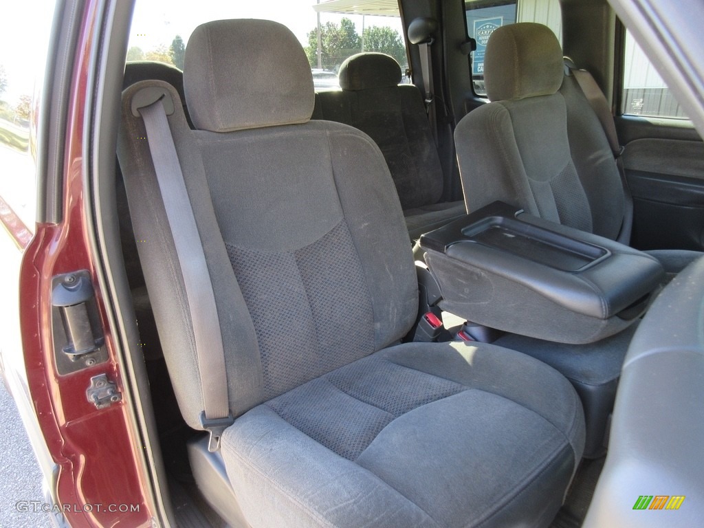 2003 Silverado 2500HD LS Extended Cab 4x4 - Dark Carmine Red Metallic / Dark Charcoal photo #23