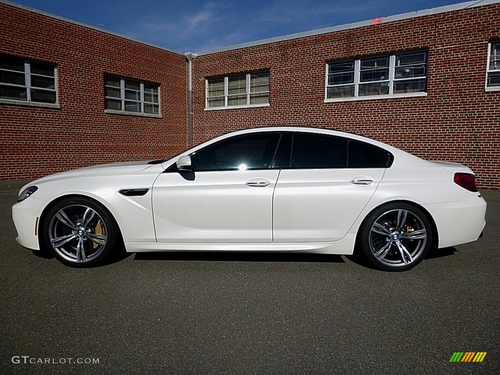 Frozen White 2015 BMW M6 Gran Coupe Exterior Photo #123522653