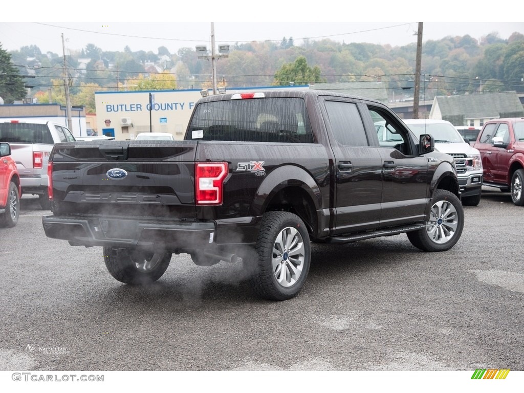 2018 F150 STX SuperCrew 4x4 - Magma Red / Black photo #4