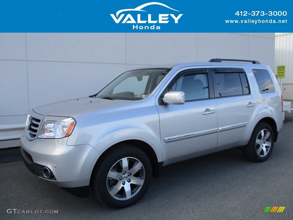 2015 Pilot Touring 4WD - Alabaster Silver Metallic / Black photo #1