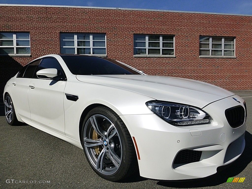 Frozen White 2015 BMW M6 Gran Coupe Exterior Photo #123522761