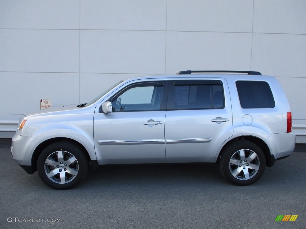 2015 Pilot Touring 4WD - Alabaster Silver Metallic / Black photo #2
