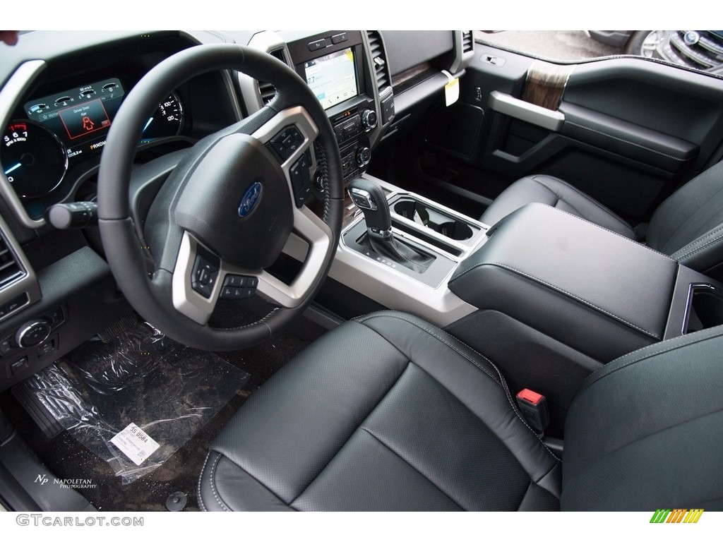 2018 F150 Lariat SuperCrew 4x4 - White Gold / Black photo #10