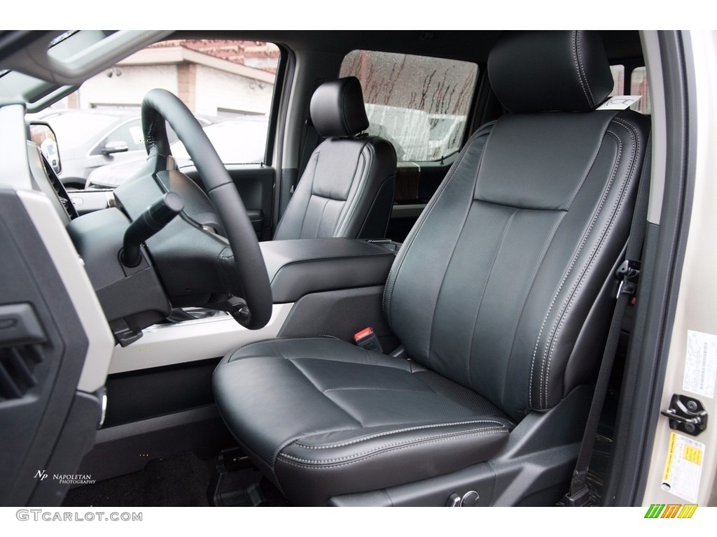 2018 F150 Lariat SuperCrew 4x4 - White Gold / Black photo #11