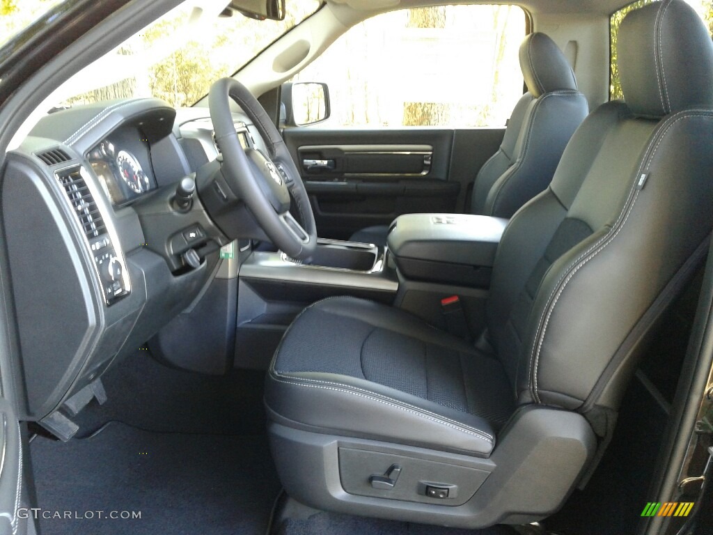 Black Interior 2018 Ram 1500 Sport Regular Cab Photo #123523727