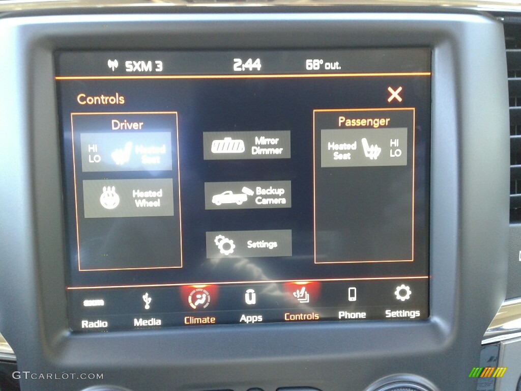 2018 Ram 1500 Sport Regular Cab Controls Photo #123524195