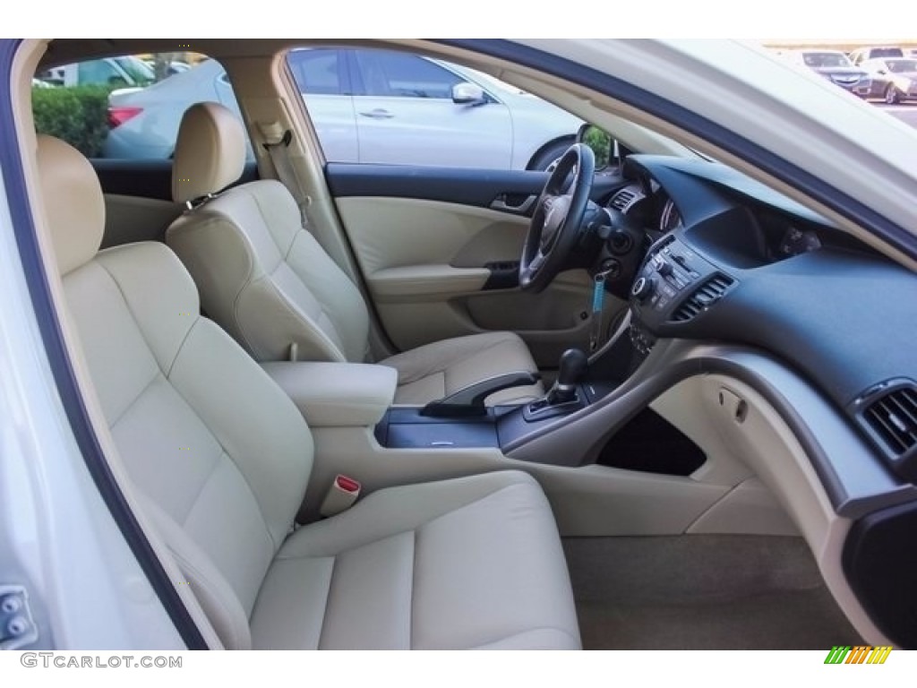 2010 TSX Sedan - Premium White Pearl / Parchment photo #27