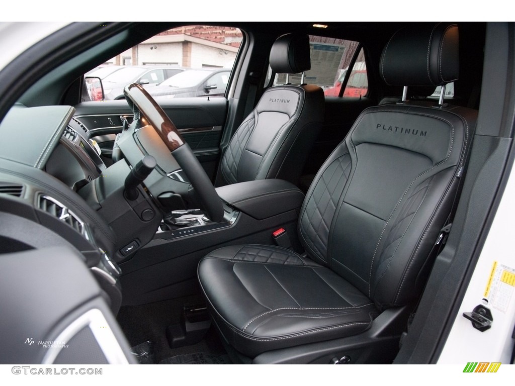 2017 Explorer Platinum 4WD - White Platinum / Ebony Black photo #7