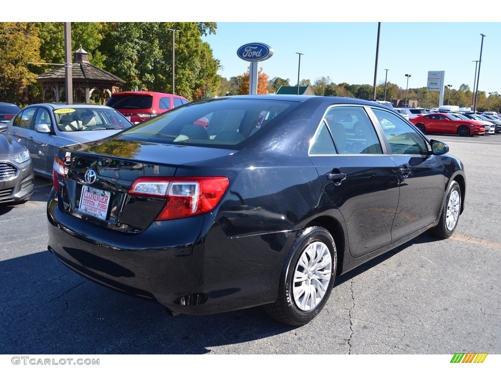 2014 Camry LE - Attitude Black Metallic / Ivory photo #3
