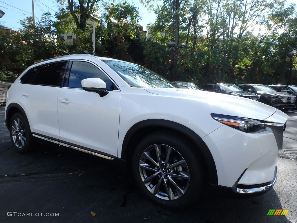 2018 CX-9 Grand Touring AWD - Snowflake White Pearl Mica / Black photo #1