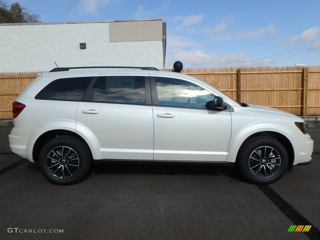 White Noise Tri-Coat 2018 Dodge Journey SE AWD Exterior Photo #123527192