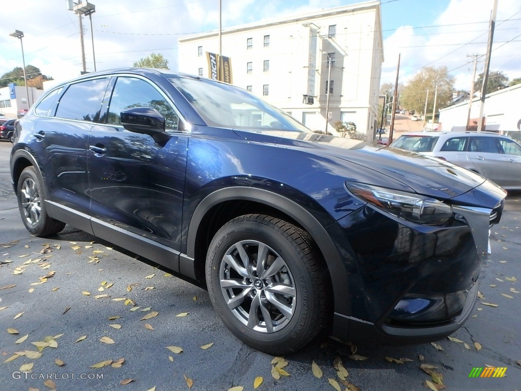 Deep Crystal Blue Mica 2018 Mazda CX-9 Touring AWD Exterior Photo #123528047