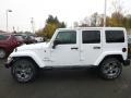 Bright White 2018 Jeep Wrangler Unlimited Sahara 4x4 Exterior