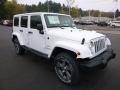 Bright White 2018 Jeep Wrangler Unlimited Sahara 4x4 Exterior