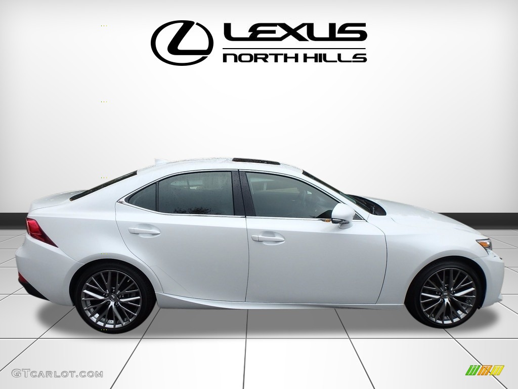 2014 IS 250 AWD - Starfire Pearl / Black photo #2