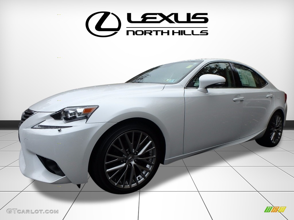 2014 IS 250 AWD - Starfire Pearl / Black photo #4