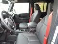 Black 2018 Jeep Wrangler Unlimited Rubicon Recon 4x4 Interior Color