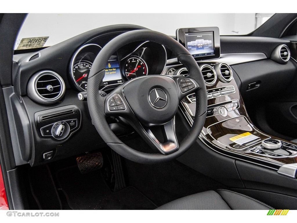 2018 Mercedes-Benz C 300 Coupe Black Dashboard Photo #123530030