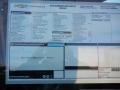  2018 Silverado 3500HD Work Truck Crew Cab 4x4 Chassis Window Sticker