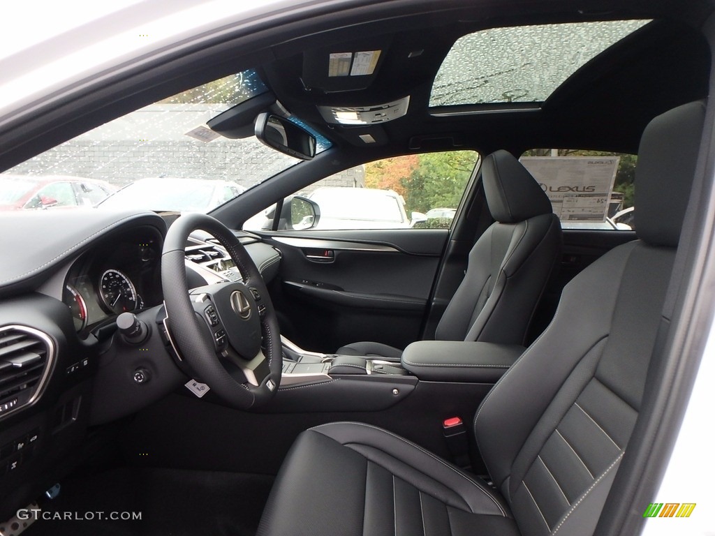 Black Interior 2018 Lexus NX 300 F Sport AWD Photo #123530798