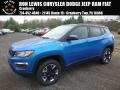 2018 Laser Blue Pearl Jeep Compass Trailhawk 4x4  photo #1