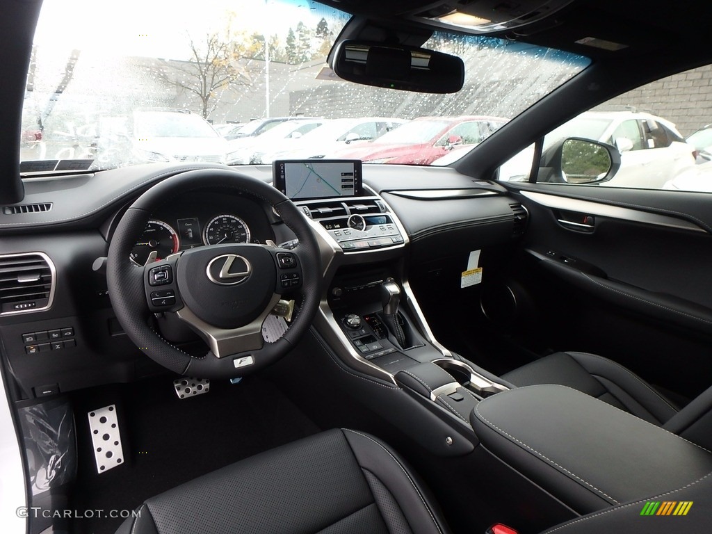Black Interior 2018 Lexus NX 300 F Sport AWD Photo #123530840