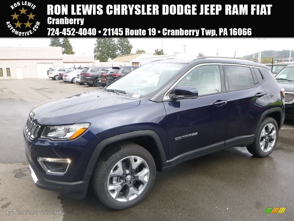 2018 Compass Limited 4x4 - Jazz Blue Pearl / Black photo #1