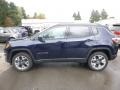 2018 Jazz Blue Pearl Jeep Compass Limited 4x4  photo #2