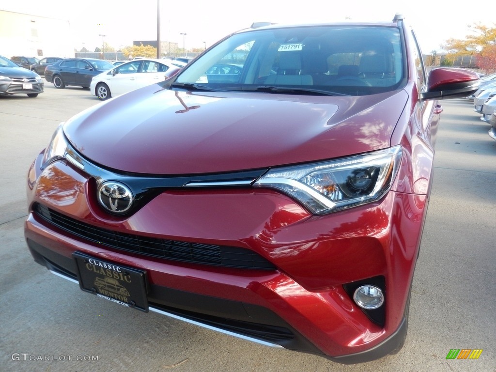 2018 RAV4 XLE AWD - Ruby Flare Pearl / Ash photo #1