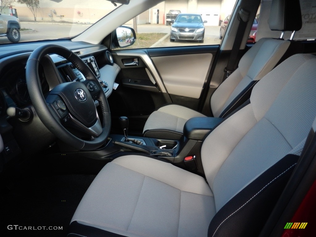 2018 RAV4 XLE AWD - Ruby Flare Pearl / Ash photo #3