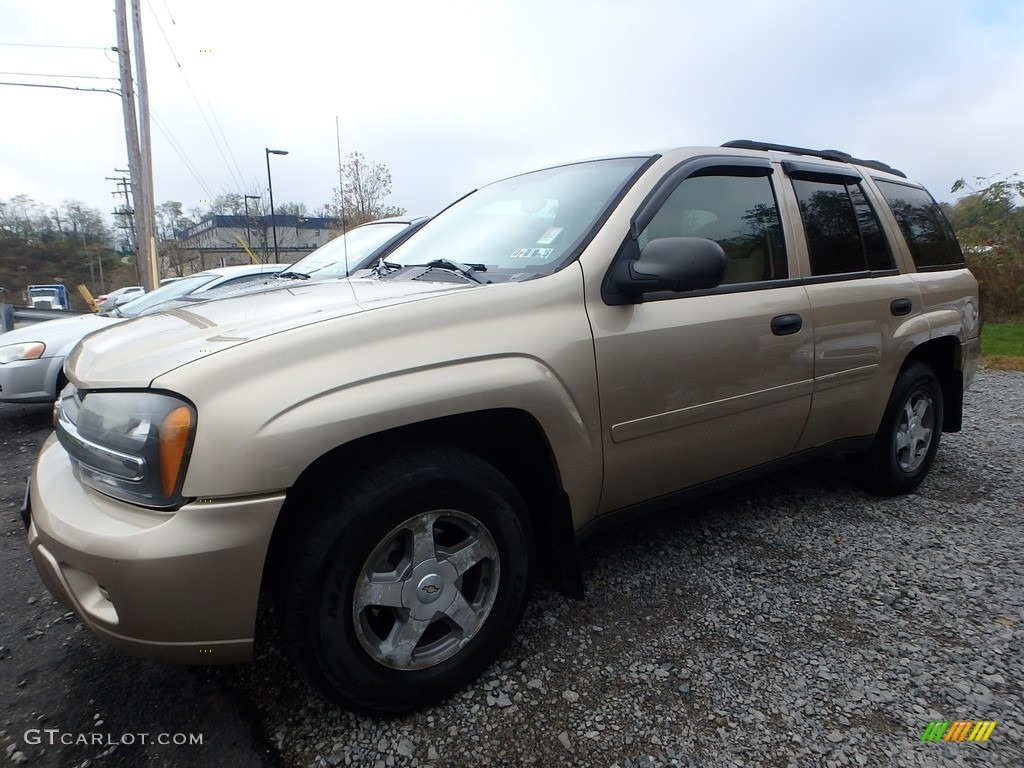 2006 TrailBlazer LS 4x4 - Sandstone Metallic / Light Cashmere/Ebony photo #1