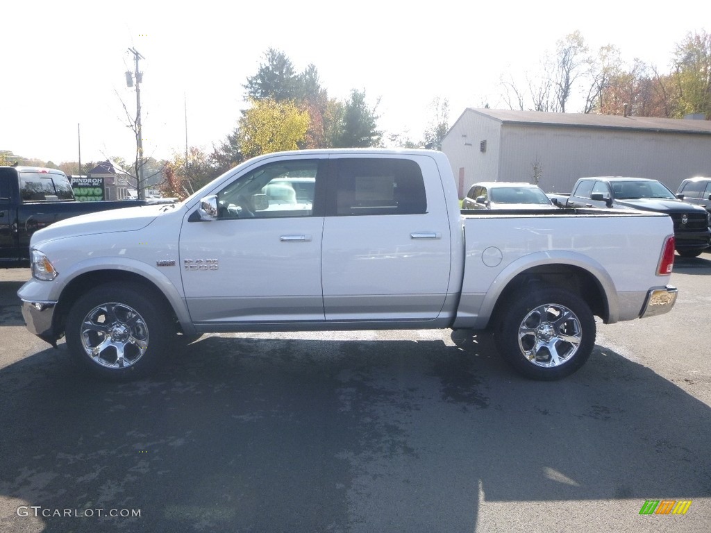 2018 1500 Laramie Crew Cab 4x4 - Bright White / Black photo #2
