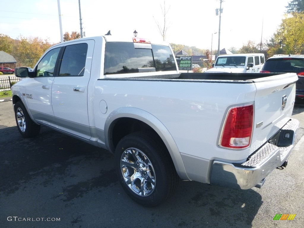 2018 1500 Laramie Crew Cab 4x4 - Bright White / Black photo #3