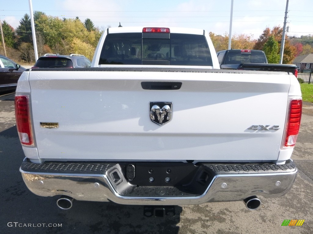 2018 1500 Laramie Crew Cab 4x4 - Bright White / Black photo #4